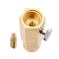 TR21-4 to CGA320/W21.8 Cylinder Refill Adapter Soda Maker Tank Connection Kit Portable Zinc Alloy Cylinder Refill Adapter