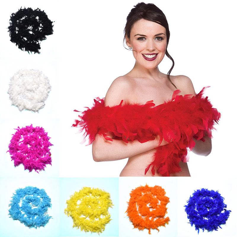 2Yards/lot natural fluffy Turkey Feather boa plumas costume Party decorative Colored Feathers for crafts Wedding festival plume