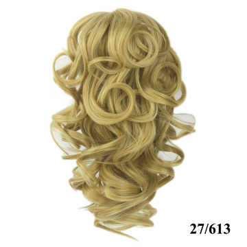 Soowee 8 Colors Curly Hairpieces Synthetic Hair Blonde Clip In Hair Extensions Little Pony Tail Claw Ponytail