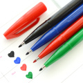 Japan pentel S520 Sign Brush Marker Pens sketch hook line pen - Flexible Tip Assorted Colours - Pack 12