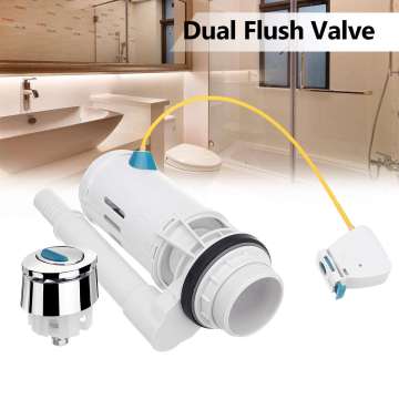 Split 27cm Line Cable Universal Seats Toilet Connected Water Tank Dual Flush Fill Drain Valves Flush Push Button Water Tank Part