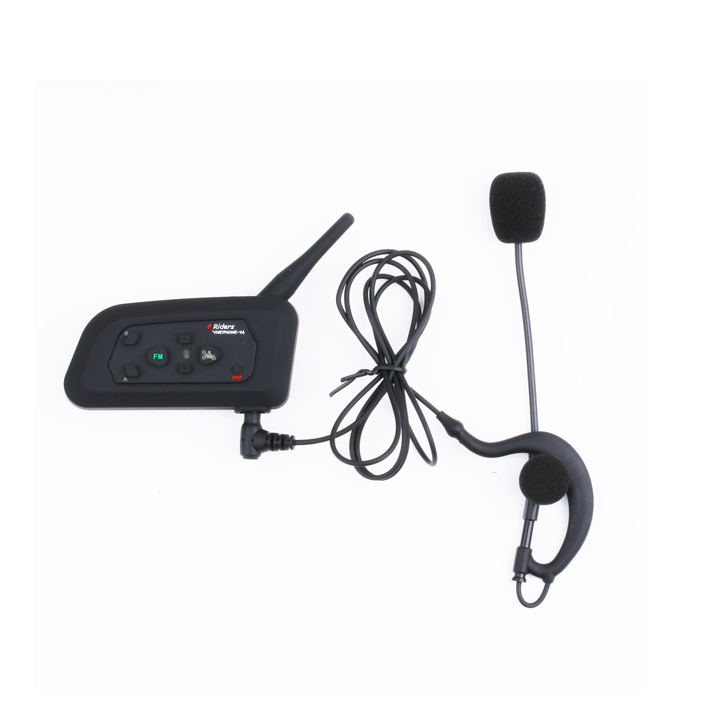 Vnetphone Professional Football Referee Intercom System Bluetooth Soccer Arbitro Communication Referees Headset Interphone FM