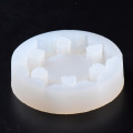 Candlestick Concrete Silicone Mold DIY Ashtray Cement Mould Handmade Decorating Tool