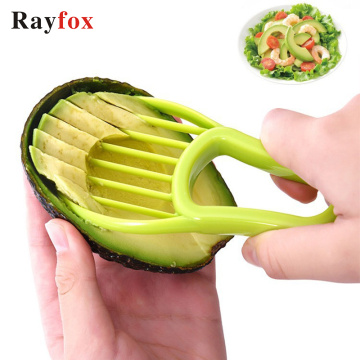 3 In 1 Avocado Slicer Shea Corer Butter Fruit Peeler Cutter Pulp Separator Plastic Knife Kitchen Vegetable Tools Kitchen Gadgets