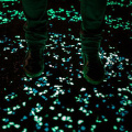 50/100/300pcs Glow in the Dark Garden Pebbles for Walkways Garden Decoration Glow Pebbles Plants Aquarium Luminous Stones