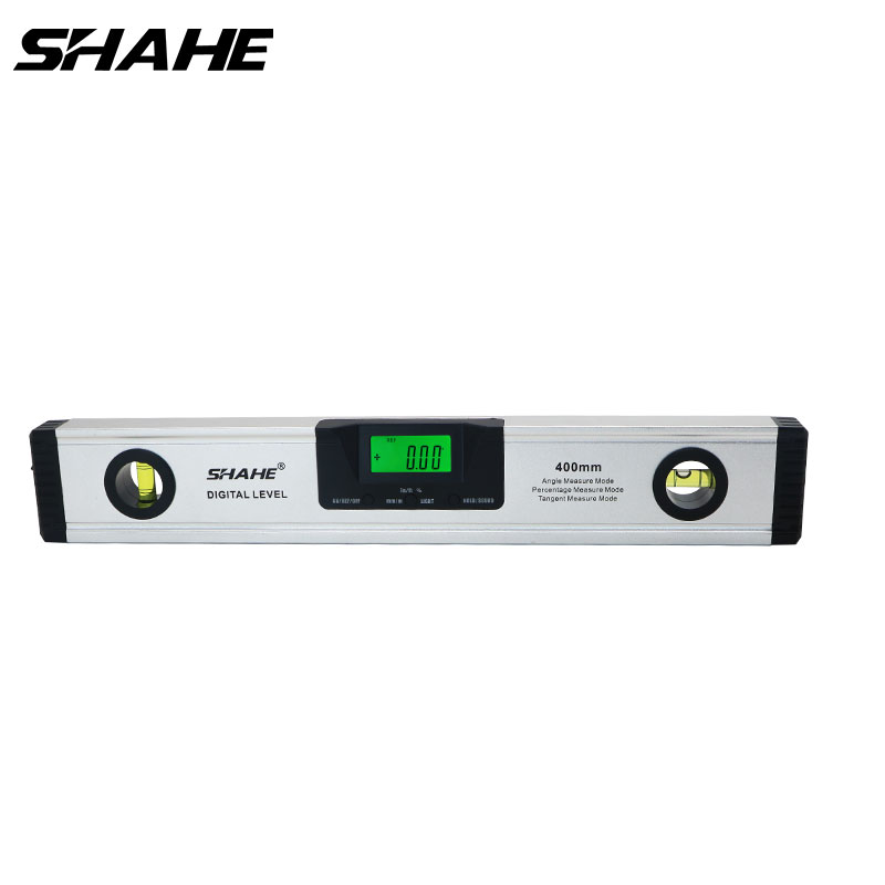 SHAHE Digital Angle Finder Inclinometer electronic Level Protractor 360 degree with/without Laser Digital Spirit Level 400 mm