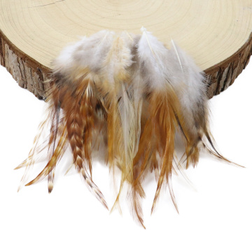 Natural Rooster Saddle feather 4-6inch Dyeing Chicken feathers for Diy Jewerly Clothing Accessories Crafts feathers