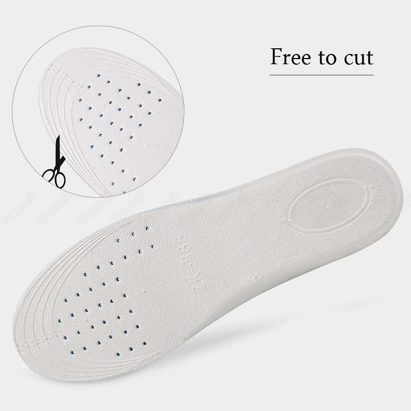 Memory Foam Height Increase Insoles for Women Men Sneakers Invisible Comfortable Inserts Heighten Cushion Taller Sole Shoes Pads