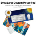 DIY Abstract Large Mouse Pad Color Non-Slip Keyboard Pad Rubber High Density Seam 90*40cm Game Pad Table Mat