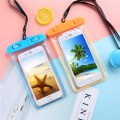 6.5 Inch Float Airbag Waterproof Swimming Bag Mobile Phone Case Cover Dry Pouch Universal Diving Drifting Riving Trekking Bag A4