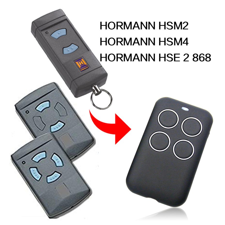HORMANN HSM2 HSM4 HSE 2 868 remote control 868.3mhz garage gate door HORMANN HSE24 868mhz remote control