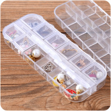Jewelry Box Organizador Housekeeper Storage Box Home Transparent Plastic Jewelry Box Mini Jewelry Small Box Duojia Earrings #37