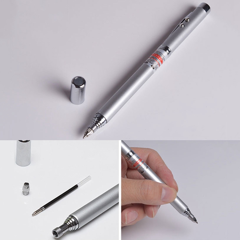 5-in-1 telescopic pointer infrared laser pen multi-function Small flashlight infra red flashlight LED flashlight teaching tool
