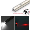 3 In 1 Mini Red Laser Pointer Flashlight LED Flashlight Pen Tool for Cat Chase Training Toys Laser Pointer Pen