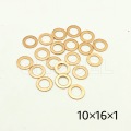 20Pcs Solid Copper Washer Flat Ring Gasket Sump Plug Oil Seal Fittings M10 M8 M6 M5 M14 M16 Fastener Hardware Accessories