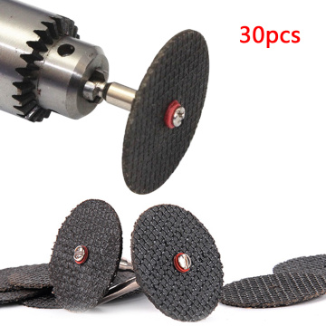 30Pcs Dremel Accessories 32mm Resin Fiber Abrasive Tool Cutting Discs Cut Off Wheel Sanding Discs Rotary Dremel Cutting Tool
