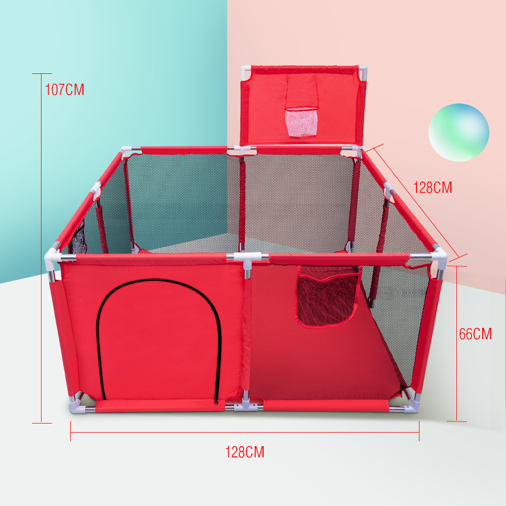 Baby Playpens Child Safety Fence Barriers Newborn Travel Basketball Hoop Oxford Cloth Infants Playing And Learning To Walk