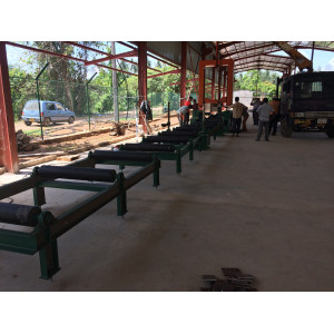 Customized H beam assembly line machine