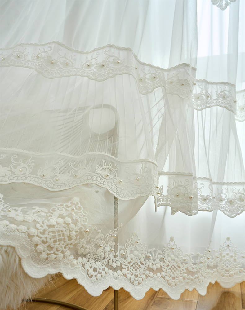 Embroidery Beaded Curtain