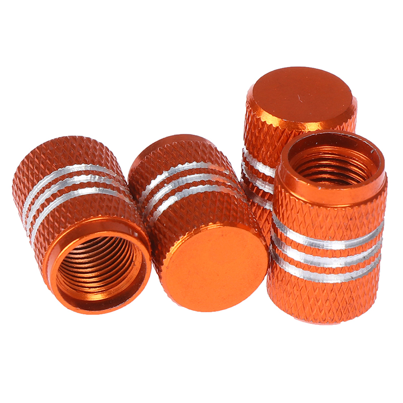 4PC/Set Fashion Alloy Anti-theft Car Tire Valve Caps Wheel Tires Tire Stem Air Cap Airtight Covers