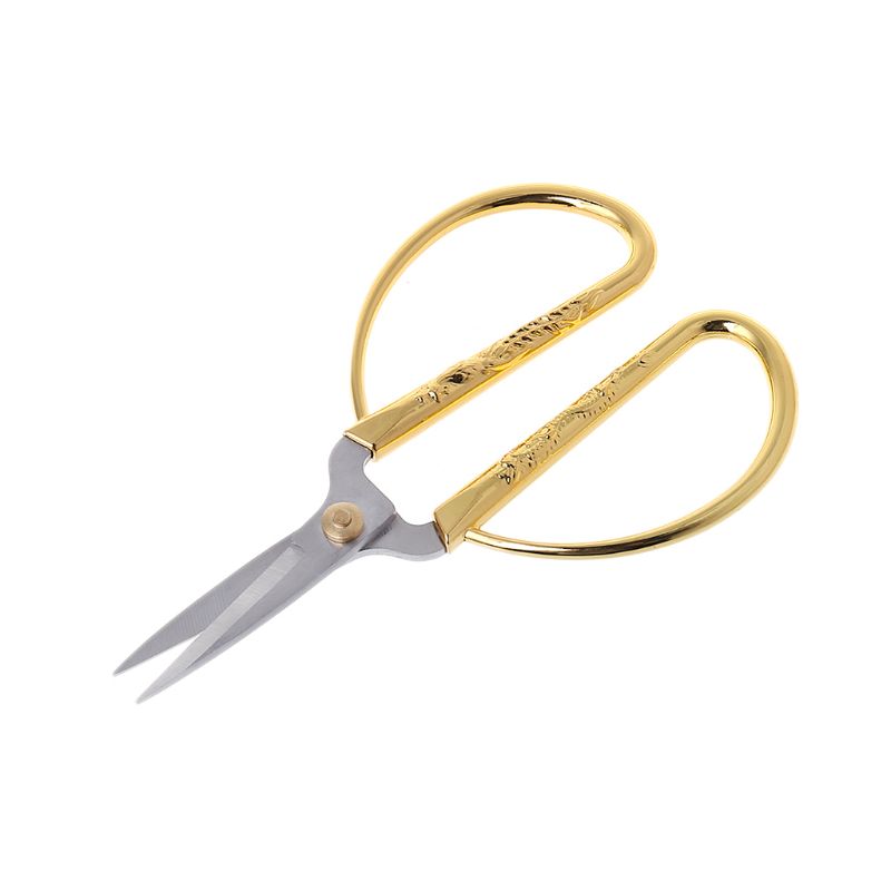 New Gold Dragon Phoenix Bonsai Scissors Wedding Shears Home Office Cutting Tool