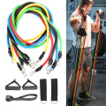 11 Pcs/Set Fitness Resistance Bands Resistance Gym Equipment Exercise Bands Yoga Pull Rope Fitness Elastic Training Expander