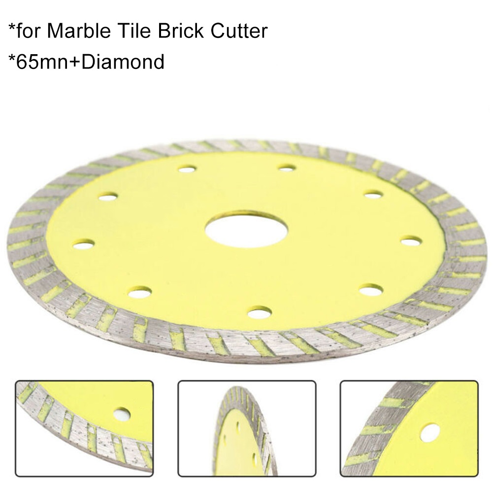 5 Inch 125mm Diamond Porcelain Saw Blade Hot Pressed Sintered Mesh Turbo Cutting Disc Cold Disc For Marble Tile Brick Cutter