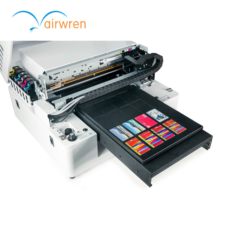 Plastic Id Card Printing Machine A3 Size Uv Led Printer With Rip Software