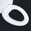 1pc Non-woven Toilet Seat Cover Disposable Fabric Pulp Toilet Seat Cover Toilet Paper Pad Safe Clean For Pregnant Bathroom Tool