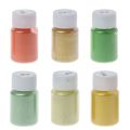6 Color Cosmetic Grade Resin Powdered Pigments Natural Mica Mineral Colorant Dye K4UA