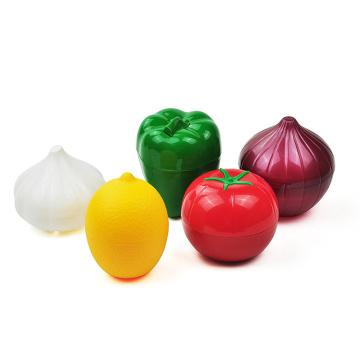 Food Savers, Avocado Keepers, Storage Container for Onion Lemon Pepper Tomato Garlic, Kitchen Gadget