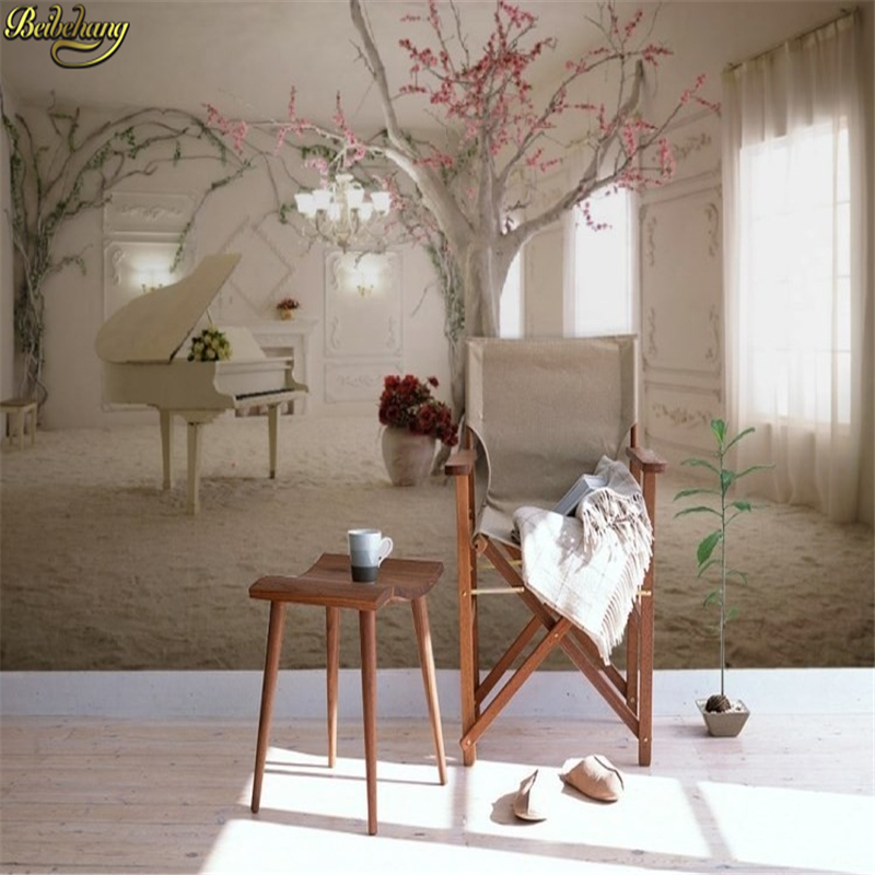 beibehang Custom 3d mural wall paper TV backdrop sofa space to expand 3d photo wallpaper for walls 3 d flooring paper