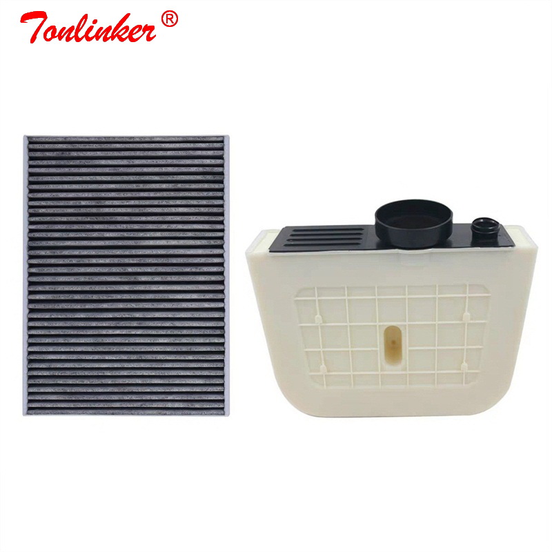 Cabin Filter Air Filter 2 Pcs For Audi Q7 4M 2015-2019 2.0TFSI 3.0TDI 3.0TFSI Quattro Model 2 Pcs External Built in Filter Set