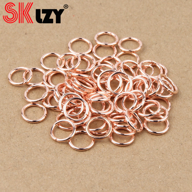 200pcs/lot 3-16mm Metal Jump Rings Open Single Loops Split Rings Connectors For Diy Jewelry Making Handmade Accessories