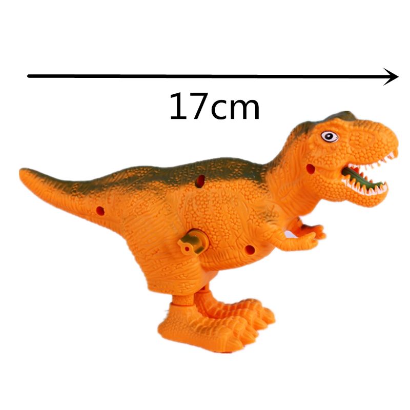 Novelty Dinosaur Wind Up Toys Clockwork Walking Kids Classic Educational Toy GXMB