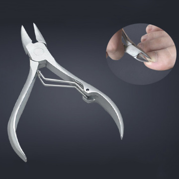 Stainless Steel Nail Clipper Cutter Toe Finger Cuticle Plier Manicure Tool for Thick Ingrown Toenails Fingernail Foot Care