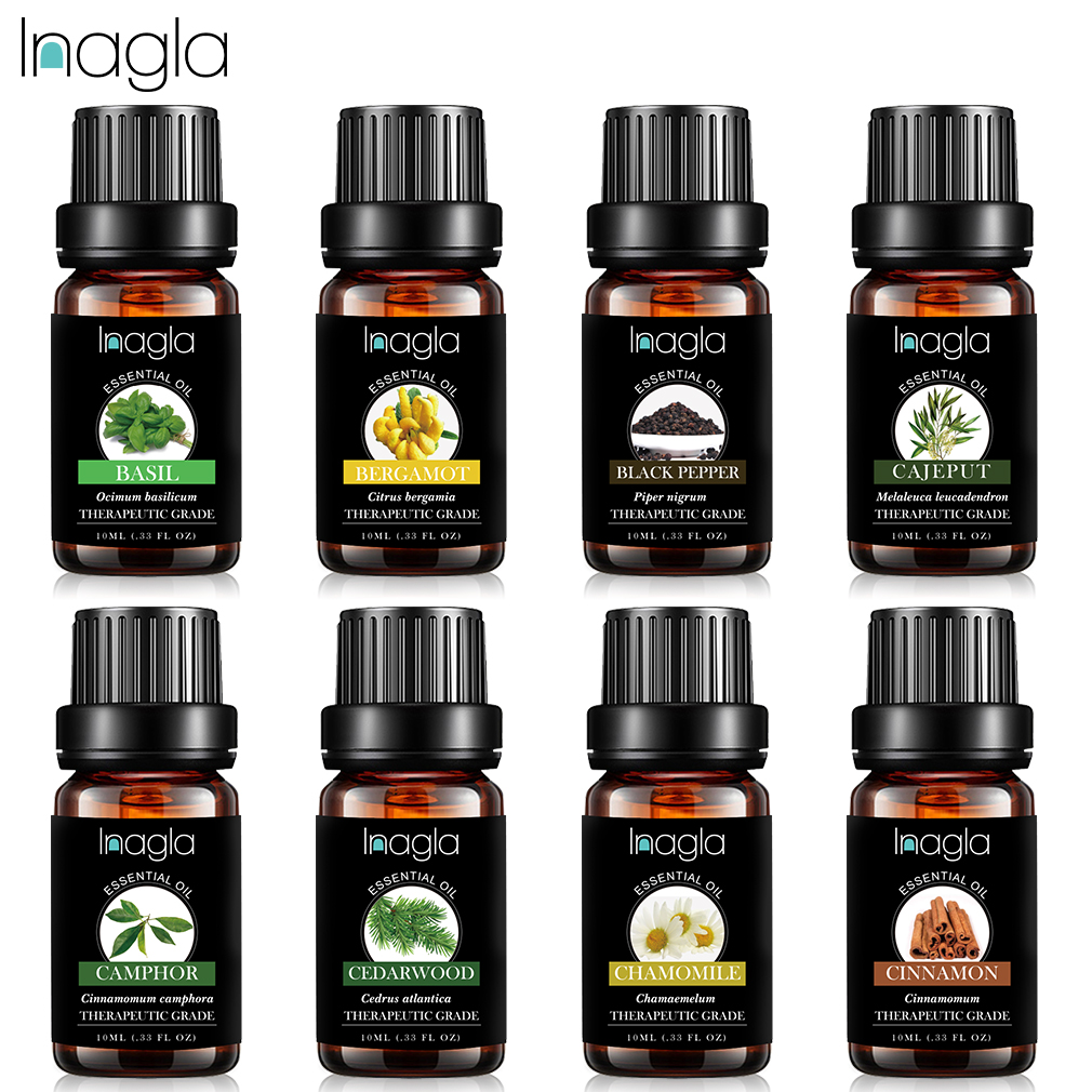 Inagla Peppermint 100% Pure Essential Oils For Aromatherapy Diffusers Essential Oil for Relieve Stress Organic Massage Relax