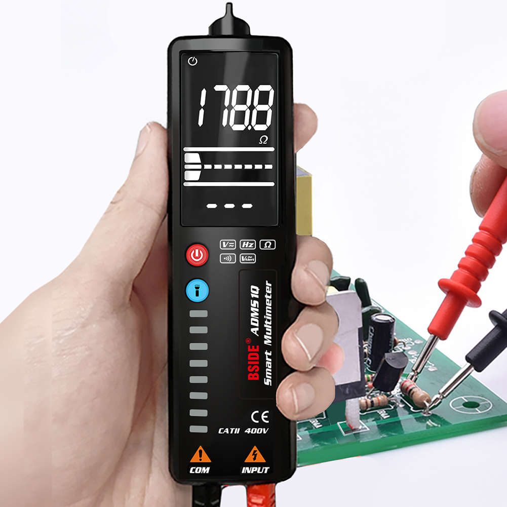 Smart Digital Multimeter Voltage Detector BSIDE ADMS1A/Q Tester Meter Capacitance Meter True RMS Meter Tester Electrician Tool