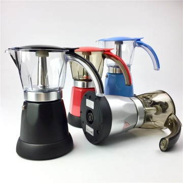 6cups 300ml Electric Espresso Coffee Maker Italian Moka Coffee Pot Percolator Coffee Moka Pot v60 Filters Mocha Coffe Machine