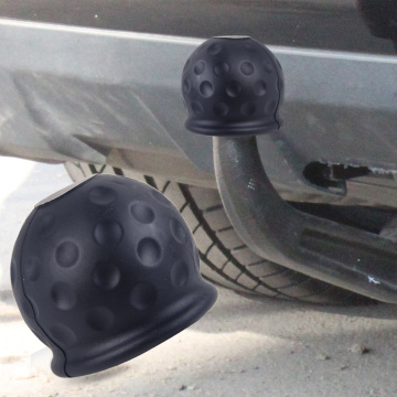 CITALL Car Rubber Black 50mm Tow Ball Towball Protector Cover Cap Hitch Caravan Trailer