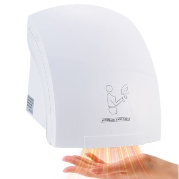 Commercial Grade White ABS Automatic Hand Dryer