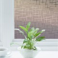 Vinyl Static Cling Self-adhesive Decorative Window Film,Frosted Opaque Privacy Glass Films,Heat Insulative Window foil Decals