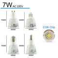 LED Spot Lamp Bulb GU10 MR16 E27 E14 LED Spotlight AC 220V 3W 5W 6W 7W Lampada aluminum COB SMD led bulb Energy Saving