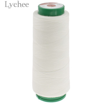 Length 1000m Water Soluble Sewing Thread Raw White Thread for DIY Sewing Supplies Accessories