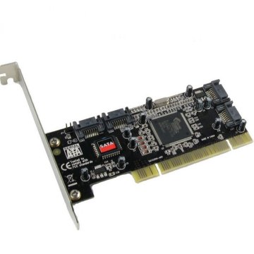 SATA-I add on Card PCi Internal Ports Raid Controller card 4Port with Sil 3114 Chipset Compliant with revision 2.2 sata cable