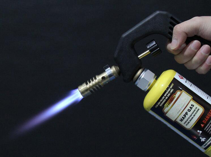 Welding Gas Torch MAPP Soldering Gas Torch Brazing Gun with Handle Propane Welding Plumbing High Temperature Heating