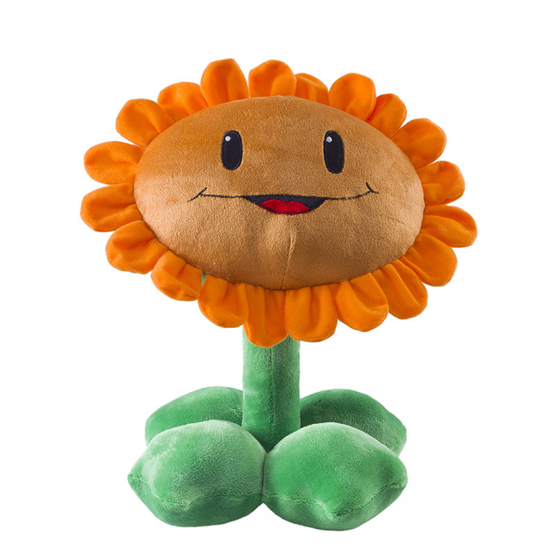 1pcs 30cm Plants vs Zombies Plush Toys PVZ Plants Pea Shooter Sunflower Squash Soft Stuffed Toy Doll for Children Kids Gifts