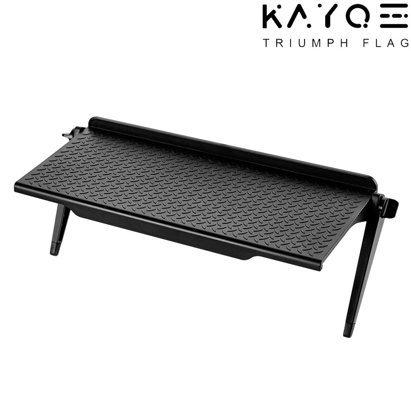 KAYQEE Desktop Rack Adjustable Screen Shelf TV Top Storage Bracket for Streaming Devices, Media Box, Speakers , Home Decor