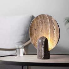 Decor Resin Wood Table Lamp For Bedroom Reading