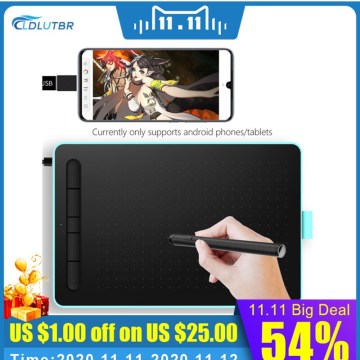 WP9620 Master Graphic Tablet 10 inch 8192 Levels Digital Drawing Tablet No need charge Pen Tablet Support Android Phone new